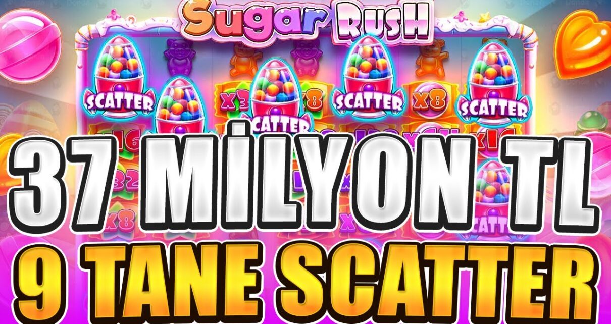 Sugar Rush 1000x 🍭 Yeni Slot Oyunu 🍭 +37.000.000 MİLYON DÜNYA REKORU FULL EKRAN SEMBOL PATLADI