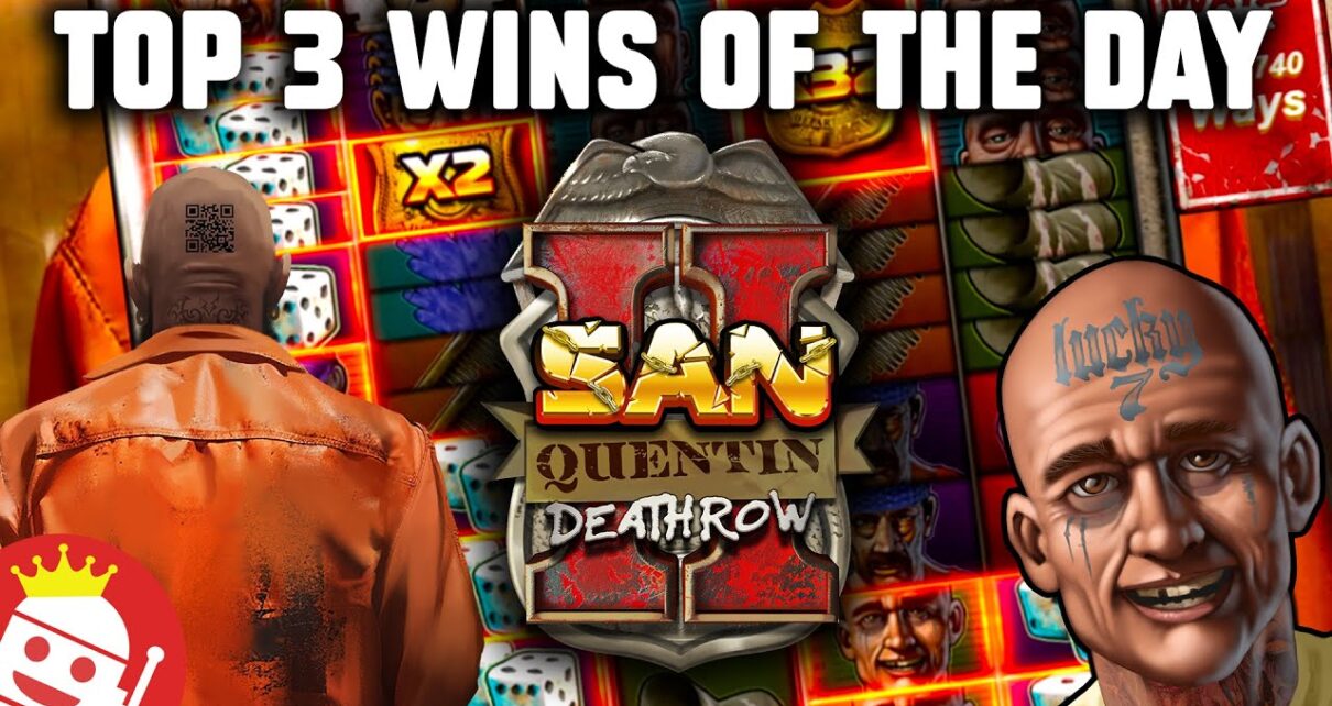 TOP 3 SAN QUENTIN 2 MEGA WINS OF THE DAY ⚡ NOLIMIT CITY