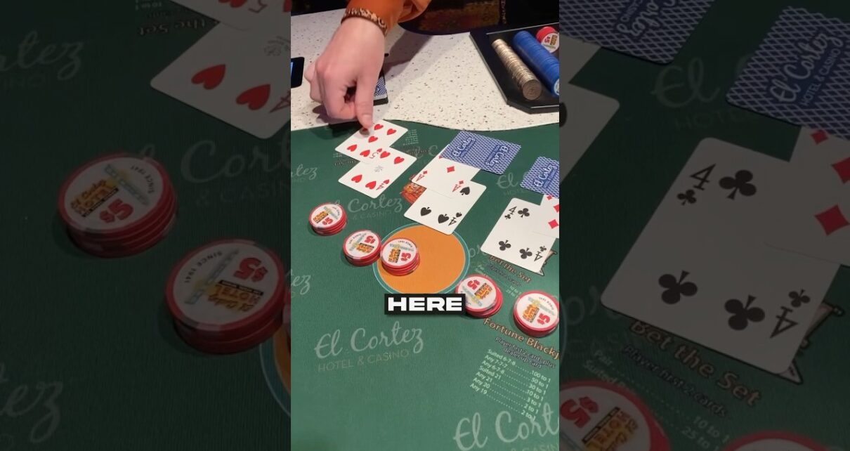 The Craziest Blackjack Hand! #blackjack #casino #gambling