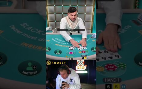 The Most Insane Split Ever! #blackjack #highlights