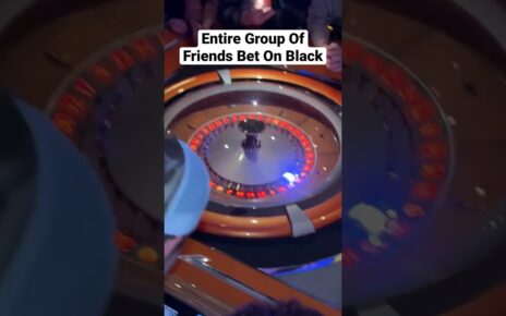 The Whole Squad Bets On Black In Roulette