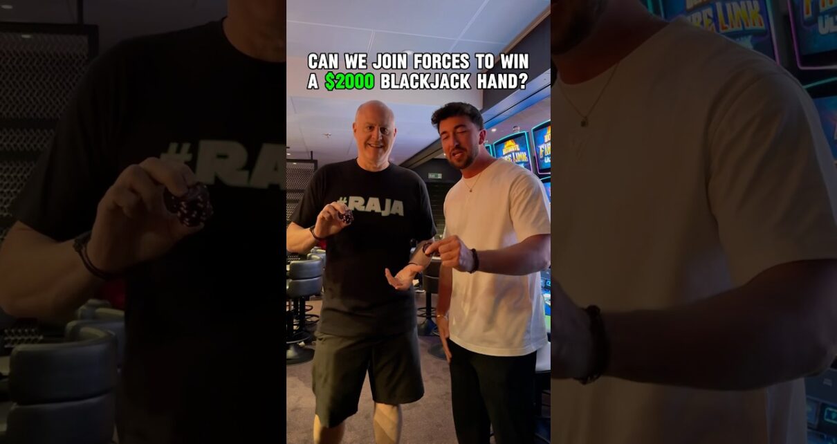 Theres no way this just happened…😂😂 ​⁠@TheBigJackpot #casino #blackjack #gambling #comedy