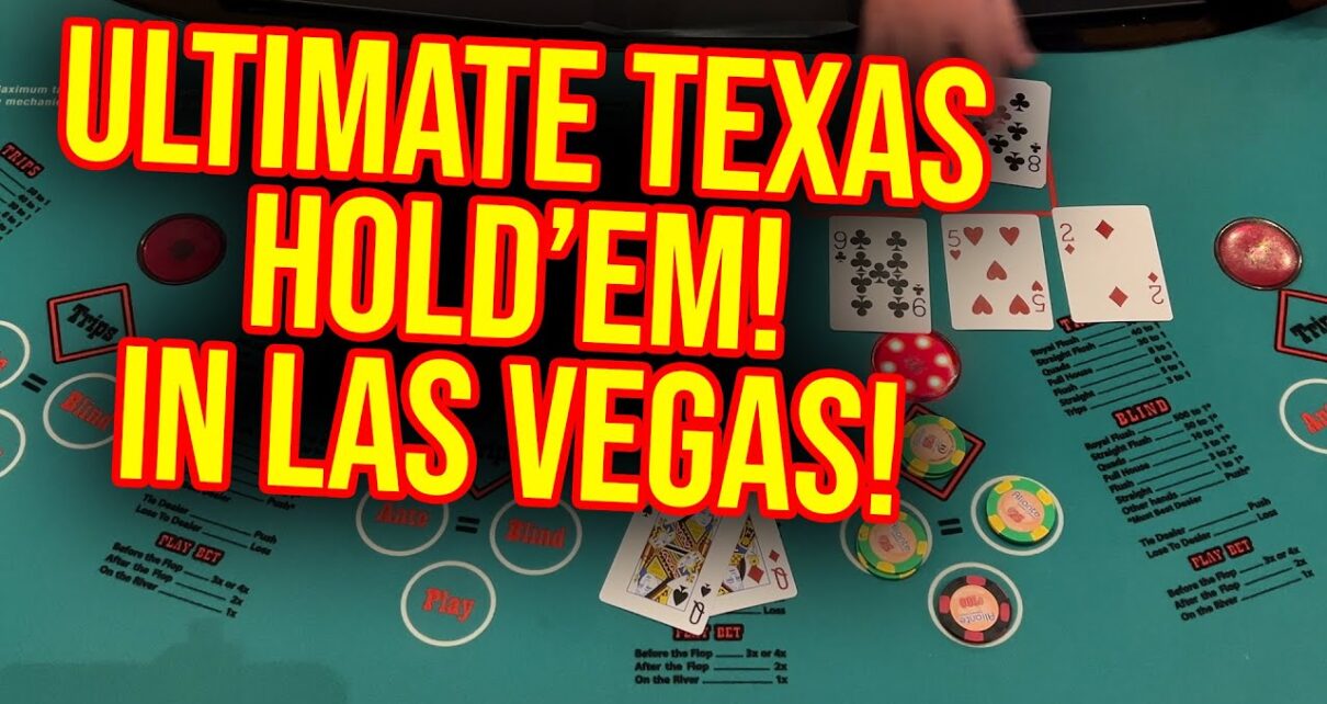 ULTIMATE TEXAS HOLD’EM!! HITTING SOME HUGE HANDS!!