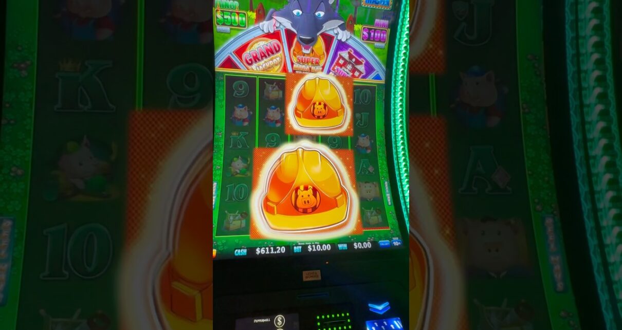WOW! GREAT JACKPOT on HUFF N EVEN MORE PUFF SLOT!