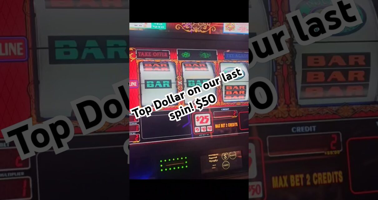 When you finally get a Top Dollar on your last  spin and this happens! #slots #slot #casino