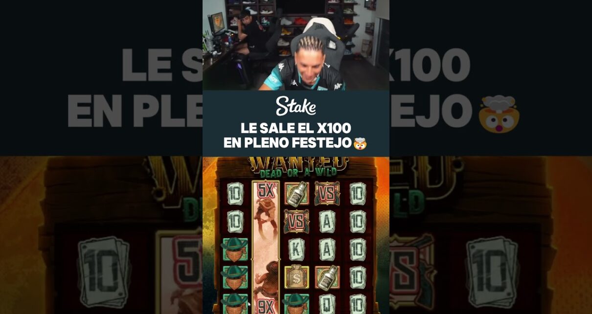 X100 EN WANTED 🤯 #stake #slot #argentina #casino #kick