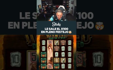 X100 EN WANTED 🤯 #stake #slot #argentina #casino #kick