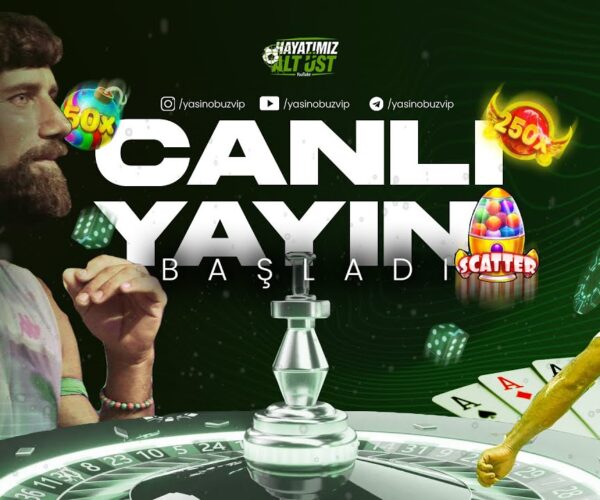 YASİN OBUZ CANLI YAYIN 🔴 SLOT OYUNLARI CANLI🔴 SWEET BONANZA 1000 MAX WİN #sweetbonanza #slot #casino