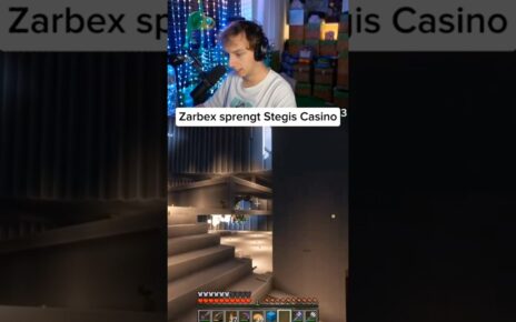 Zarbex sprengt Stegis Casino 😭🤥 #craftattack12 #minecraft #twitch #gaming #clips #stegi #zarbex