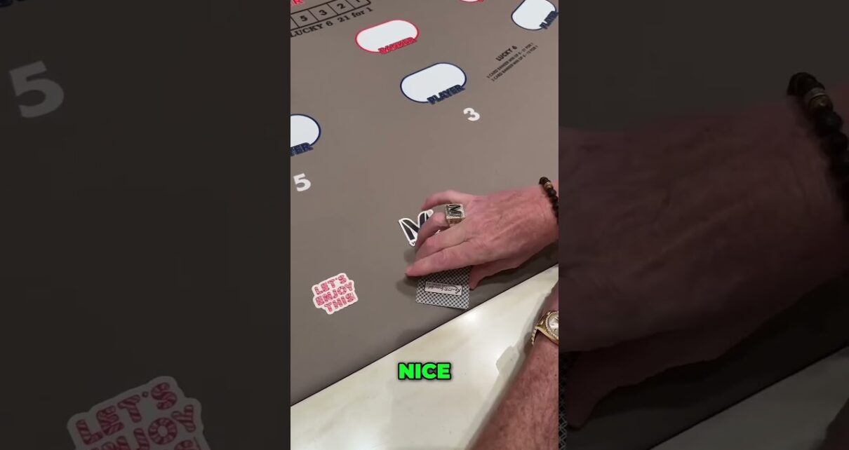 scoring big in Baccarat💵
