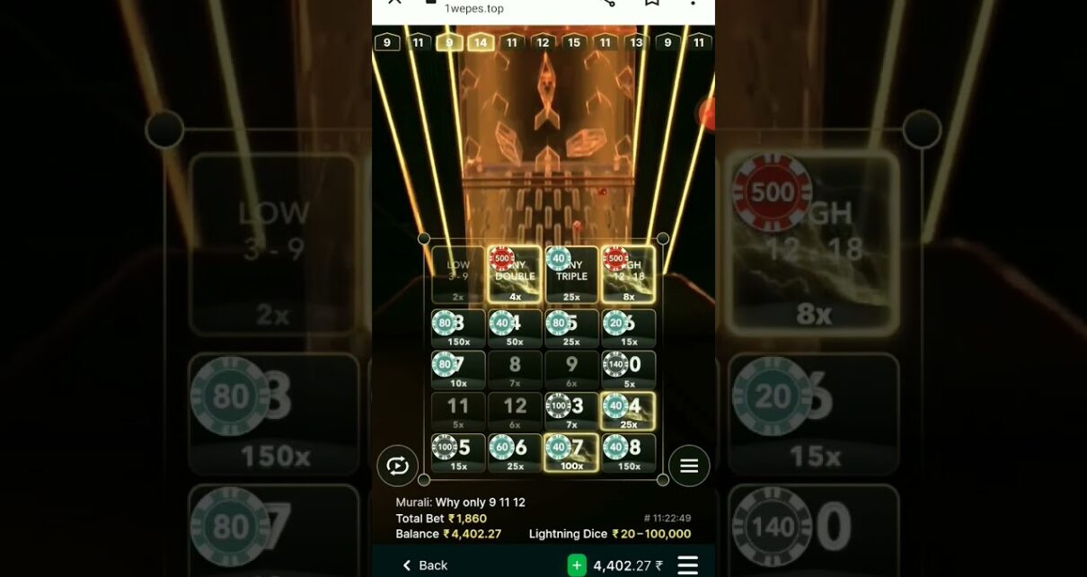 Big Win: 10K Profit from Lightning Dice Game Big Win: 10K Profit from Lightning Dice Game