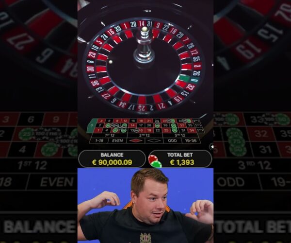 His One Thousand Euro Roulette Strategy Works for a Big Win