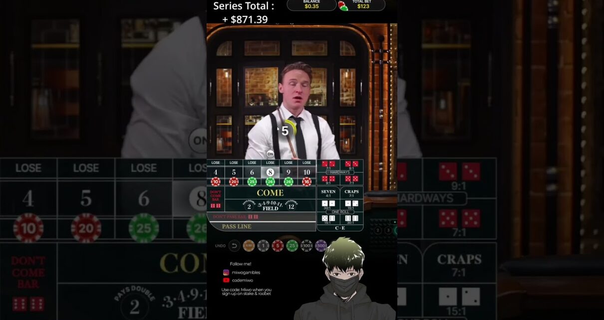 Day 24 Playing Online Craps Casino Every Day! Big Win Day 24 Playing Online Craps Casino Every Day! Big Win