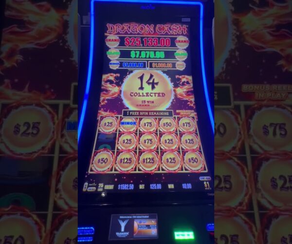 Grand on Dragon Link! Big Win at Casino Slots