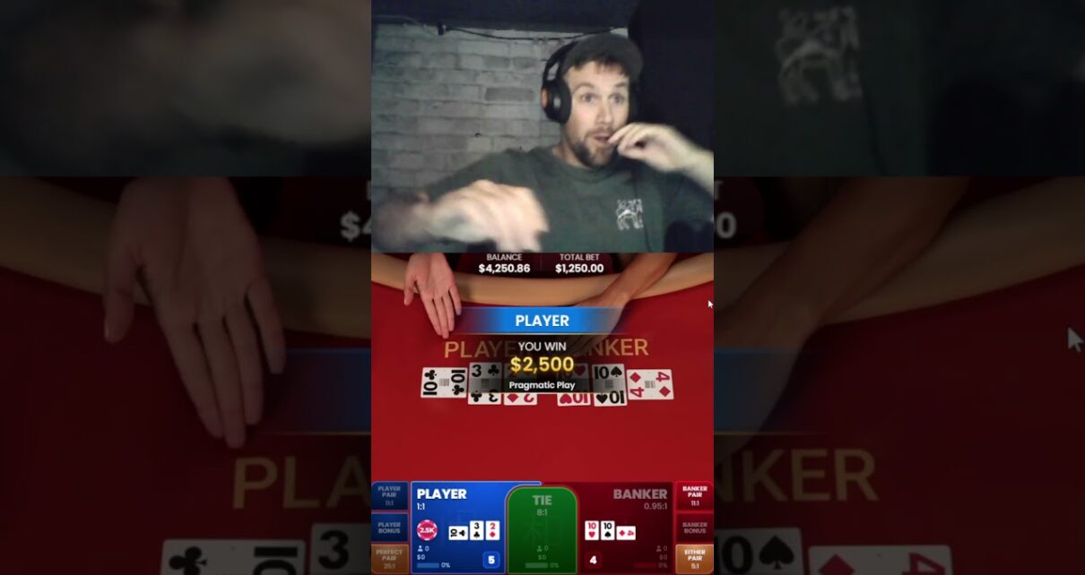 Insane ,500 Baccarat Win and Pragmatic Play Live Casino Highlights