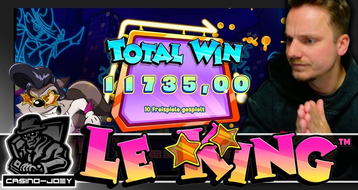 Le King Pays Us 11K and More. Big Win at CasinoJoey.