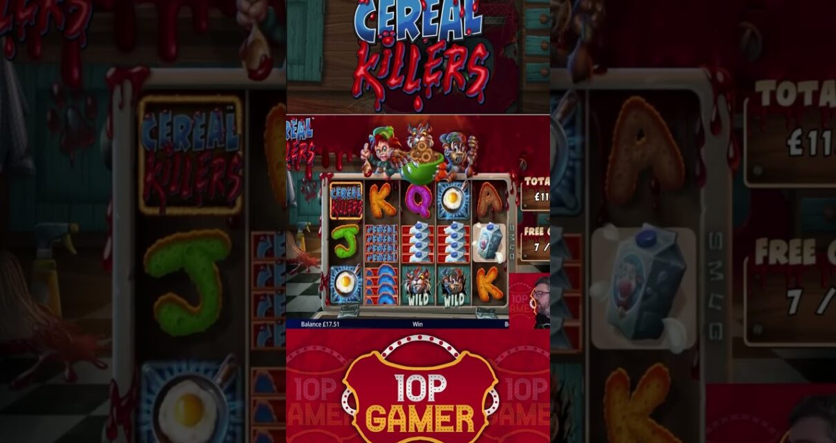 Major Win in Cereal Killers Slot with 4 Scatter Bonus!