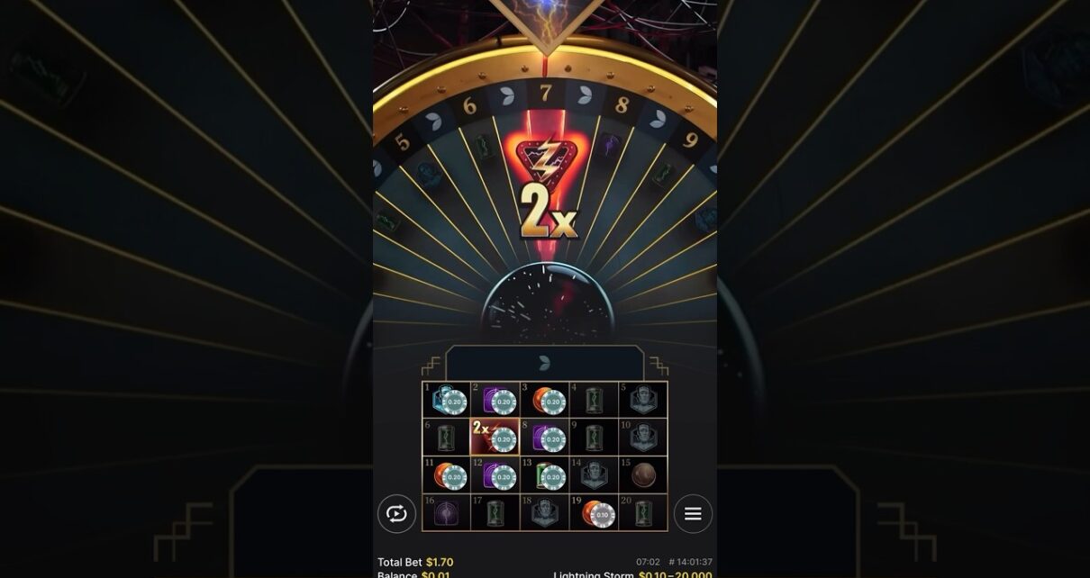 Massive Multiplier on Lightning Storm Bonus Round, Big Win