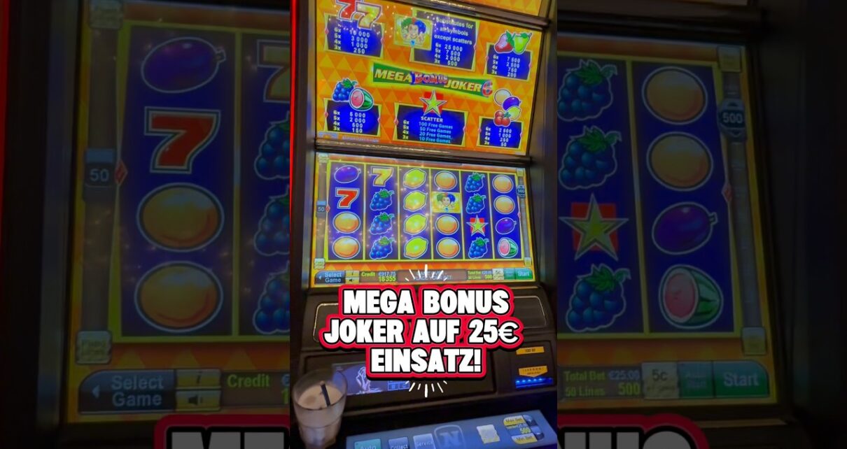 Mega Bonus Joker 6 on €25 Bet! Big Win