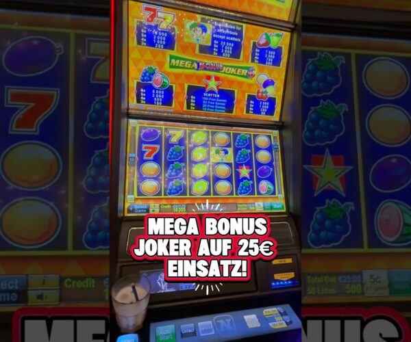 Mega Bonus Joker 6 on €25 Bet! Big Win