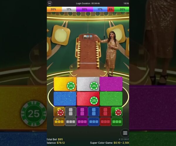 Super Color Game is a Fun Little Casino Game from Evolution Big Win