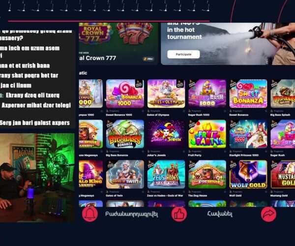 User Live Stream Online Casino Armenia: Big Win