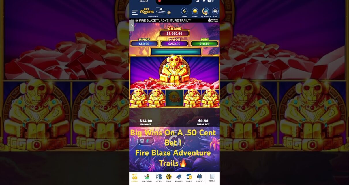 Big Win at Bet Rivers Online Casino: Experience the Thrill of Low Roller Slots and Gambling Big Win at Bet Rivers Online Casino: Experience the Thrill of Low Roller Slots and Gambling