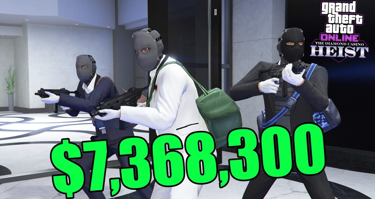 GTA Online Casino Heist Aggressive Approach Hard Big Win ,368,300 GTA Online Casino Heist Aggressive Approach Hard Big Win ,368,300