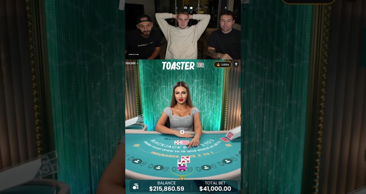 The best decision in blackjack makes a big win The best decision in blackjack makes a big win