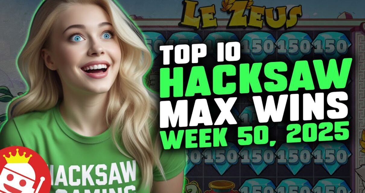 Big Win: Top 10 Hacksaw Gaming Max Wins of Week 50 2025 Real Player Wins Big Win: Top 10 Hacksaw Gaming Max Wins of Week 50 2025 Real Player Wins