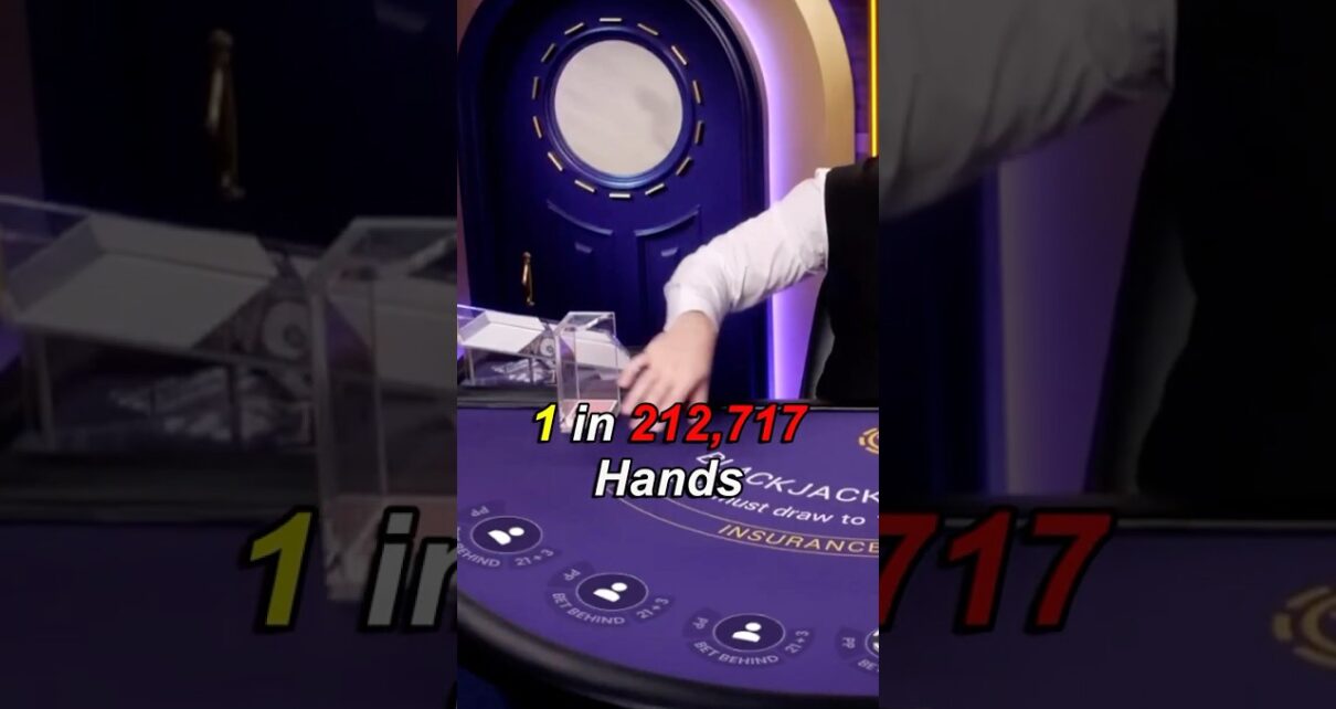 Big Win in 1 in 200,000 Blackjack Hand (Both Side Bets Hit?) Big Win in 1 in 200,000 Blackjack Hand (Both Side Bets Hit?)