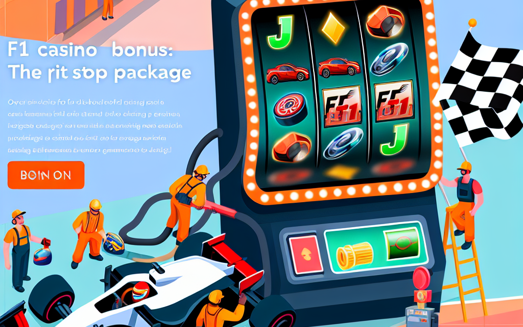 F1 Casino Bonus: The Pit Stop Package F1 Casino Bonus: The Pit Stop Package