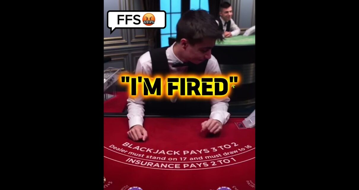 I’m going to be fired – dealer rage – big win at blackjack online I’m going to be fired – dealer rage – big win at blackjack online