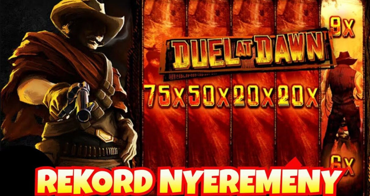 Magyar Online Kasino! Big Win rekord nyeremény a Duel at Dawn játékgépen! Magyar Online Kasino! Big Win rekord nyeremény a Duel at Dawn játékgépen!