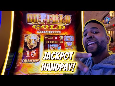 Massive Handpay on 15 Gold Buffalo Heads from the Buffalo Gold Collection Big Win Massive Handpay on 15 Gold Buffalo Heads from the Buffalo Gold Collection Big Win