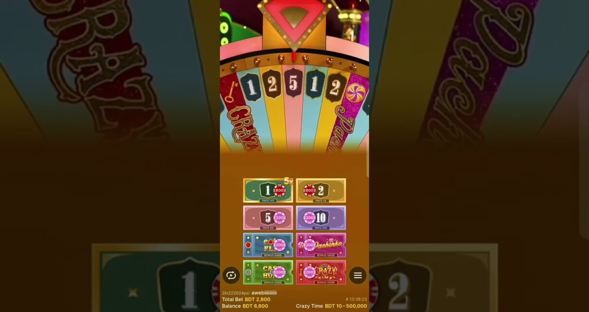 Exciting Surprise in the Game! Crazy Time Gameplay Today Big Win Exciting Surprise in the Game! Crazy Time Gameplay Today Big Win
