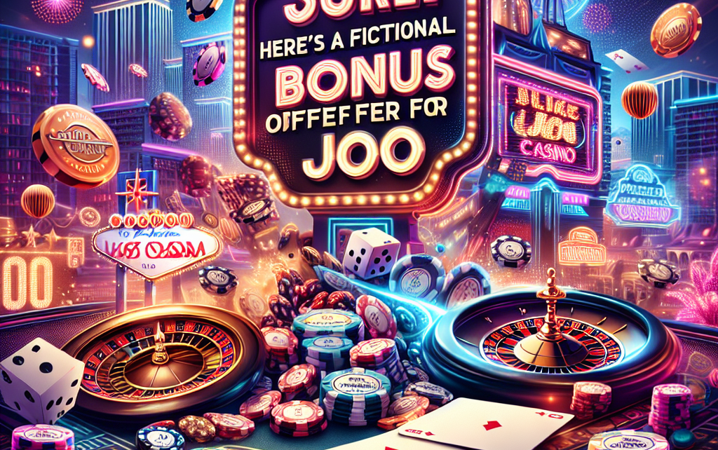 Sure! Here’s a fictional bonus offer for Joo Casino: Sure! Here’s a fictional bonus offer for Joo Casino: