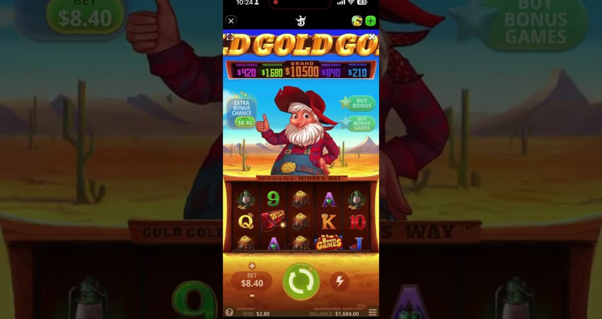 Big Win at DraftKings Online Casino: Gold Gold Gold Big Win at DraftKings Online Casino: Gold Gold Gold