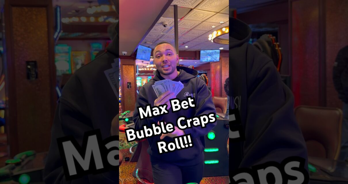 Big Win at Max Bet Bubble Craps Roll! Betting Against the Mathematical Impossibility. Big Win at Max Bet Bubble Craps Roll! Betting Against the Mathematical Impossibility.