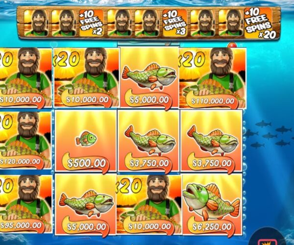 Big Win in the Epic Gameplay of Big Bass 3 Reeler with Huge Win Bonus Buy at Online Casino and Super Free Spins