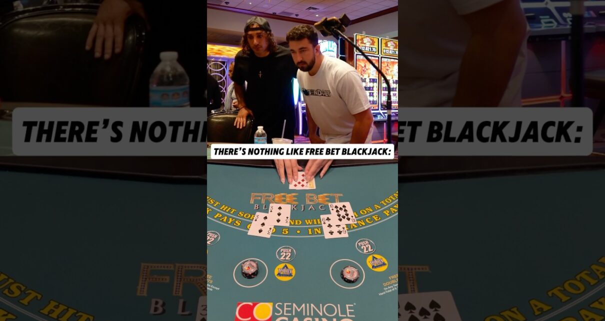 I just split and doubled for free? Big Win! I just split and doubled for free? Big Win!
