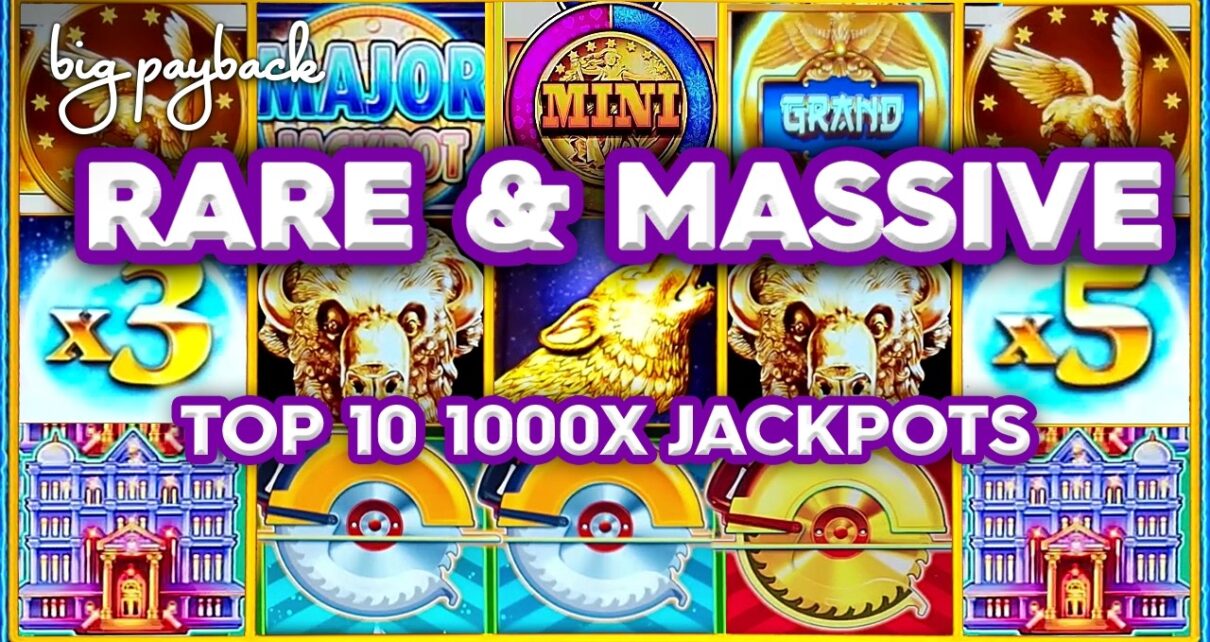 Only 1000X Jackpots! Top 10 Big Win Rare and Massive Only 1000X Jackpots! Top 10 Big Win Rare and Massive