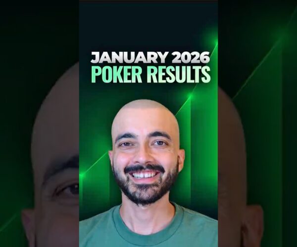 Swingy January! Big Win in Poker Shorts