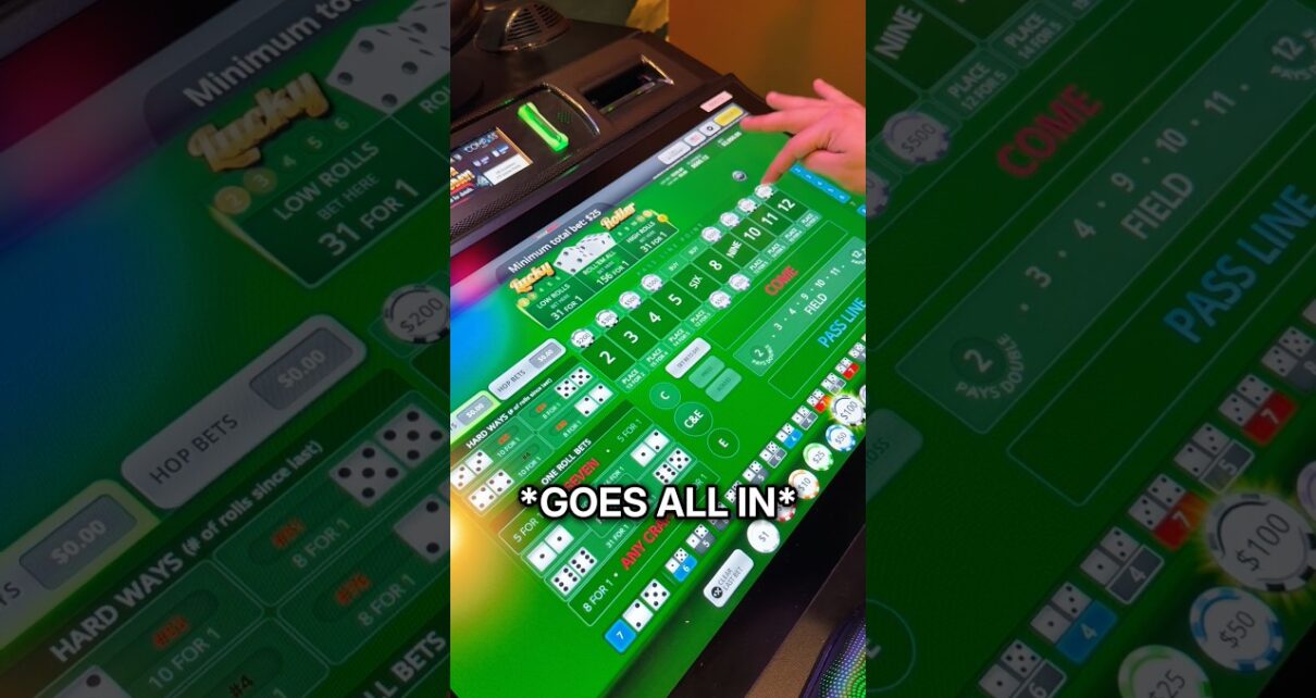 ,300 All In Bubble Craps Roll – Big Win! ,300 All In Bubble Craps Roll – Big Win!