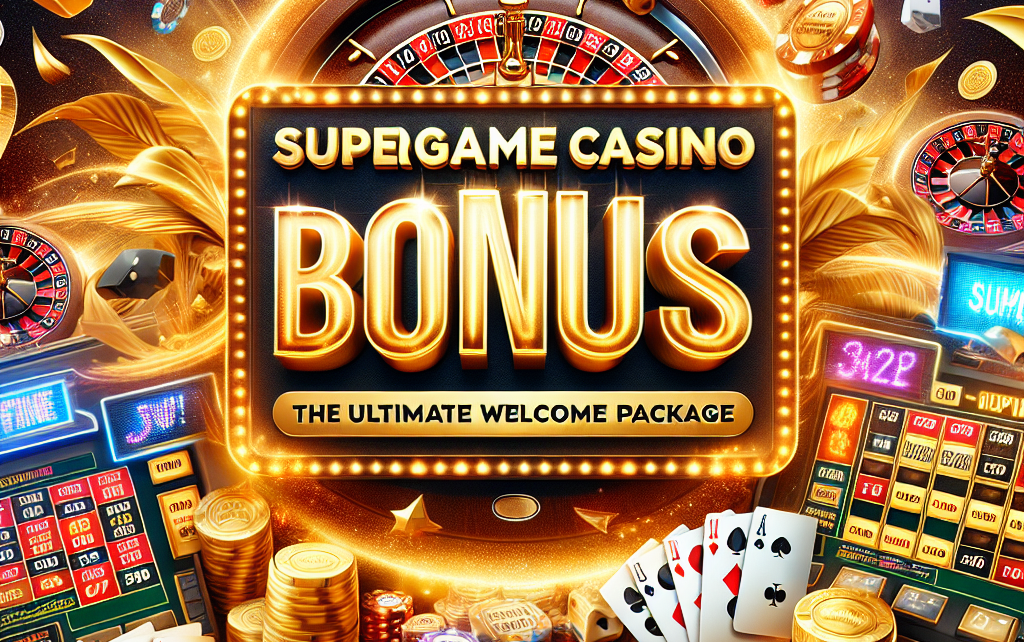 Supergame Casino Bonus: The Ultimate Welcome Package Supergame Casino Bonus: The Ultimate Welcome Package