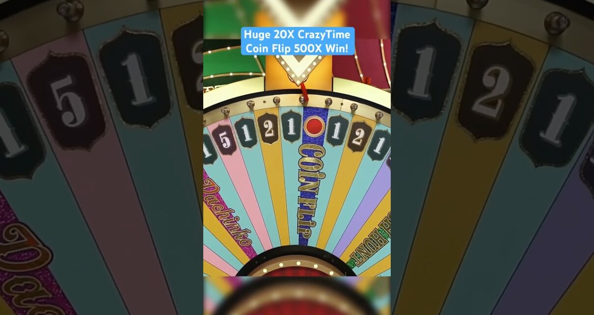 Huge 20X Crazy Time Coin Flip 500X Win! Big Win Huge 20X Crazy Time Coin Flip 500X Win! Big Win