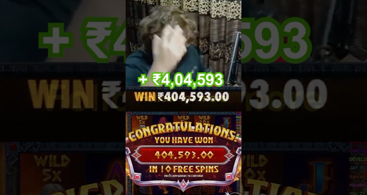 Insane Big Win of ₹4 Lakhs on Stake. Insane Big Win of ₹4 Lakhs on Stake.