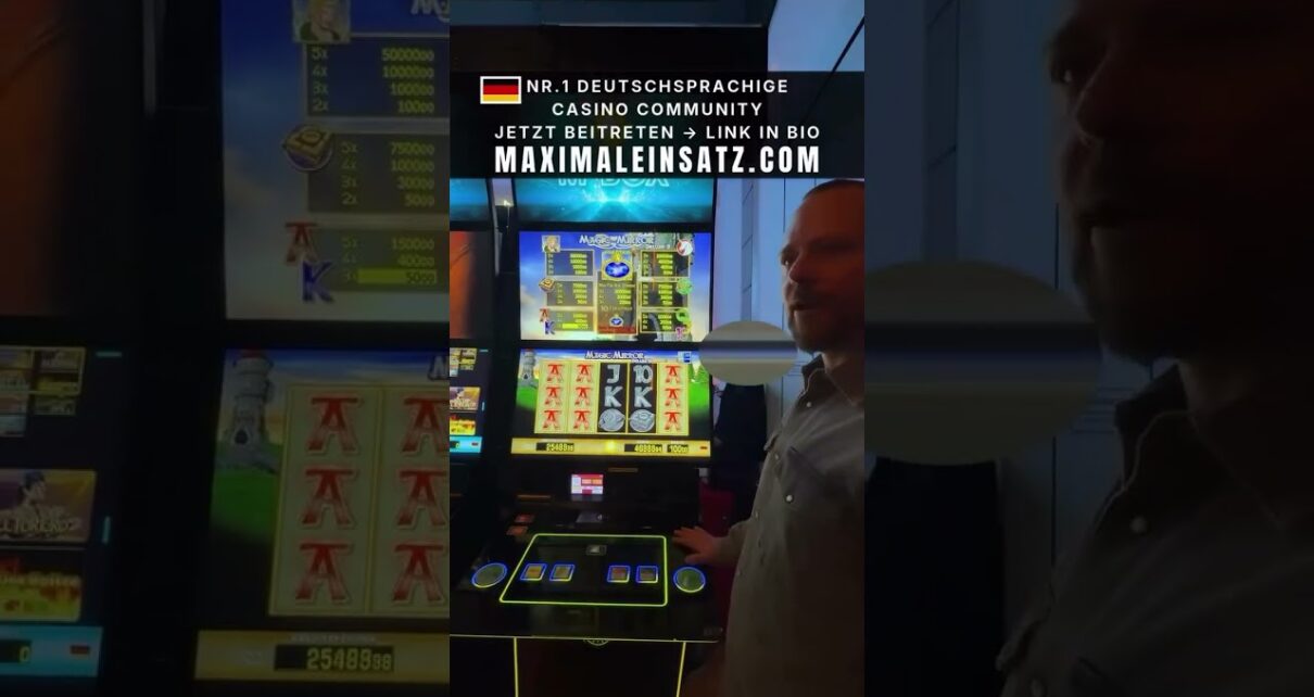 Thắng lớn: Trả thưởng 100 Euro tại trò chơi Magic Mirror Deluxe năm 2026, Casino Spielbank Hamburg Esplanade. Thắng lớn: Trả thưởng 100 Euro tại trò chơi Magic Mirror Deluxe năm 2026, Casino Spielbank Hamburg Esplanade.