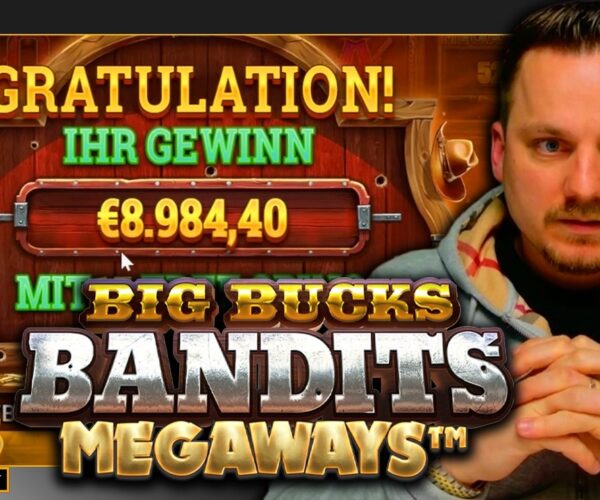 Big Win at Bandit Megaways in Glück Casino Joey
