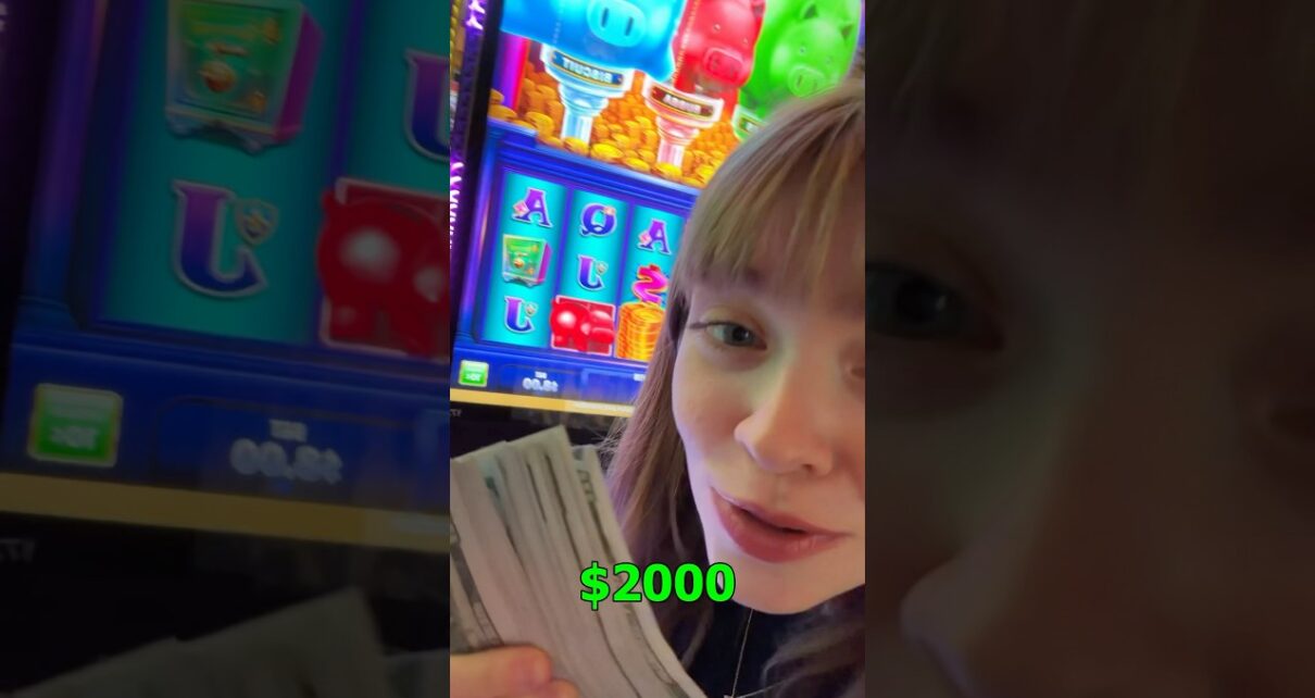 Grande vincita con Piggy Bankin Break In 2000 Dollars Grande vincita con Piggy Bankin Break In 2000 Dollars